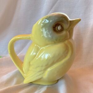 Vintage sweet little Sevres bird pitcher